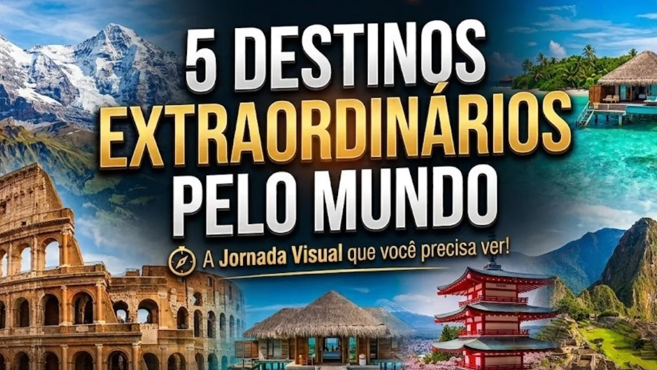 5 Destinos Extraordinários pelo Mundo