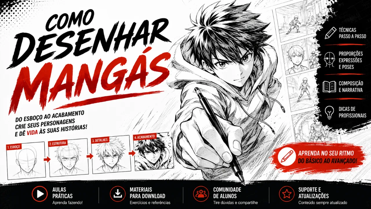 Como Desenhar Mangás
