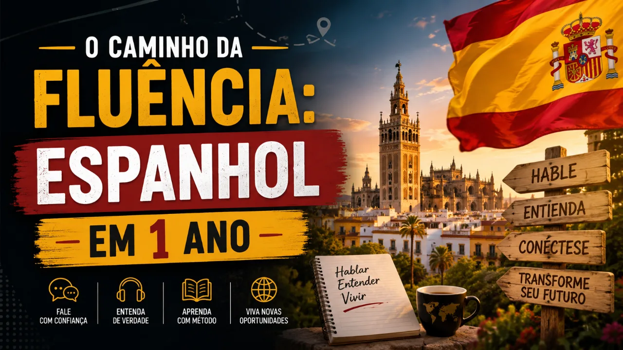 O Caminho da Fluência: Espanhol em 1 Ano